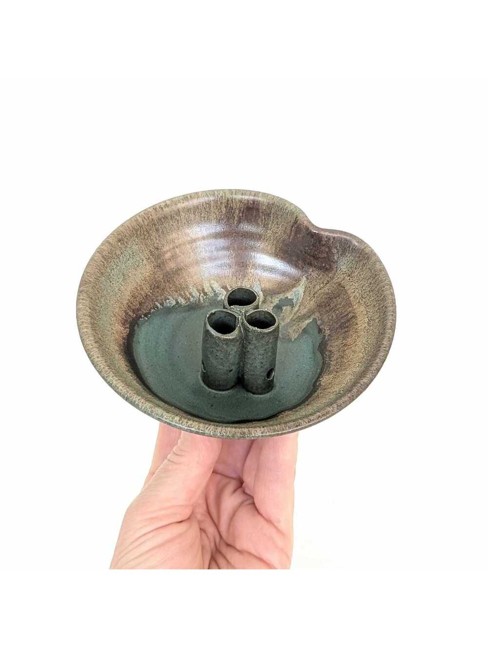 Vintage Studio Pottery Ikebana Flower Vase